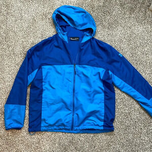 🩶Blue men’s under armor windbreaker